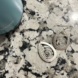 Handmade silver earrings